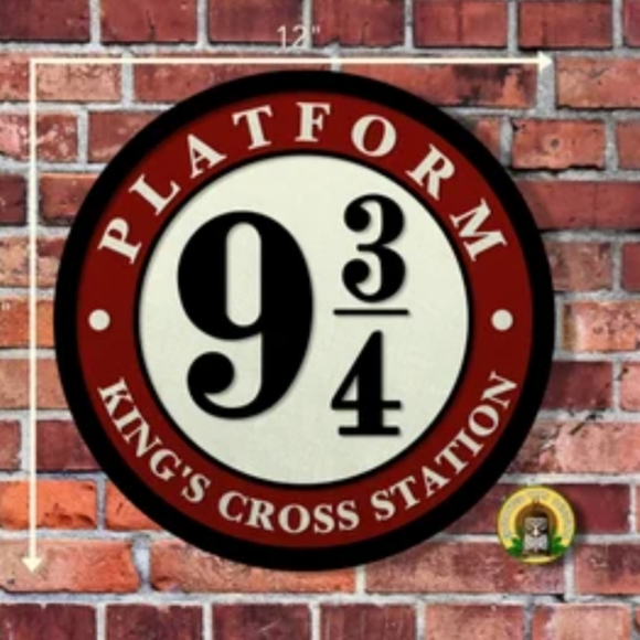 Etsy | Wall Decor | Harry Potter Platform 9 34 Sign | Poshmark